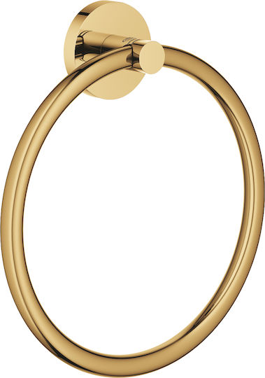 Grohe Single Wall-Mounted Bathroom Ring Gold