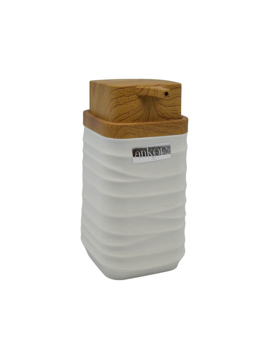 Tabletop Plastic Dispenser White