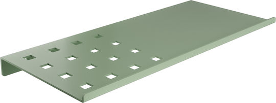 Pam & Co An der Wand montiert Badezimmerregal Metallisch 28x28x1cm Blau