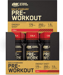 Optimum Nutrition Standard Pre-workout Shot 175mg 12 x 60ml Cola Optimum Nutrition Standard Pre-workout Shot 175mg 12 x 60ml Cola