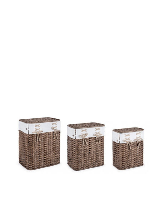 Bizzotto Laundry Basket Brown