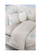 Saint Clair Baby Sheets Set Crib Cotton Turquoise 115x170cm 3pcs