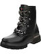Kids Boots with Zipper Black