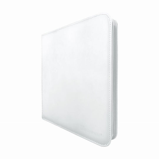 Ultra Pro 12-Pocket Zippered Pro-Binder Binder 12-Pocket Standard Size White