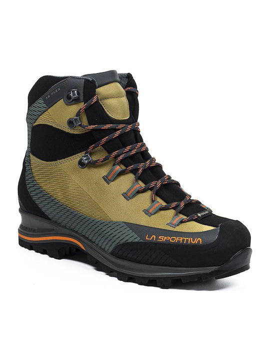 La Sportiva Trango Trek Leather Ανδρικά Ορειβατικά Μποτάκια Αδιάβροχα με Μεμβράνη Gore-Tex Κίτρινα