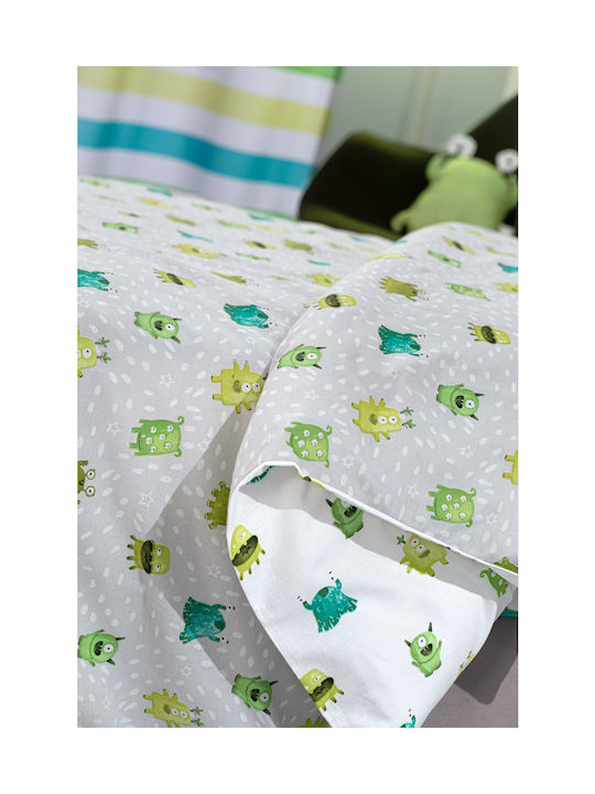 Saint Clair Kinderbettlaken Set Mit Gummizug Lime 100x200cm