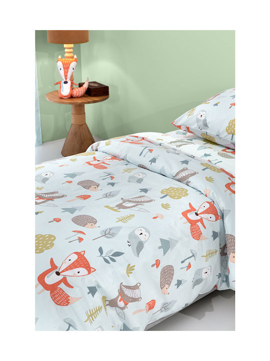 Saint Clair Sheet Set Single Cotton Mint. 165x250cm 3pcs