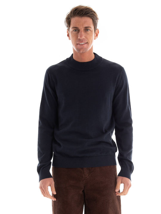 Selected Herren Langarm-Pullover Blau