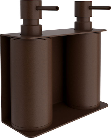 Pam & Co Montat pe perete Dispenser Plastic Maro