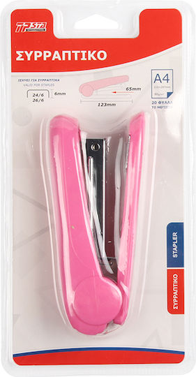 Tpster Hand Stapler Pink