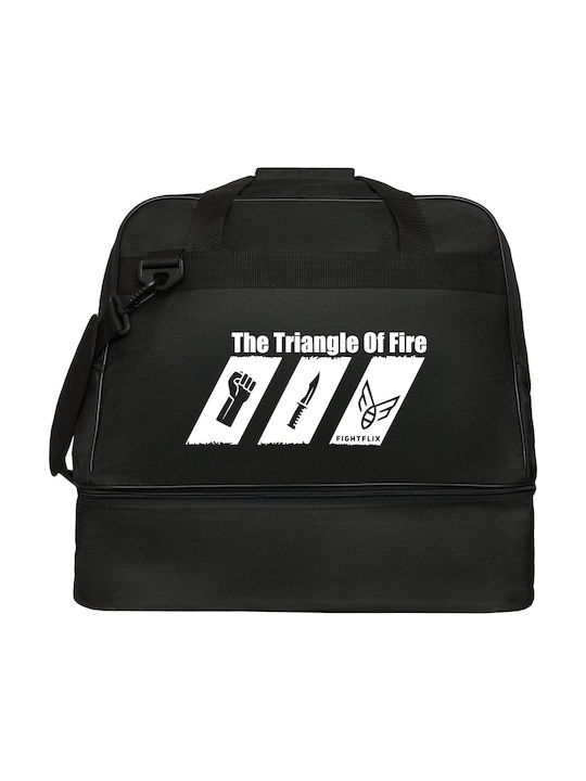 FightFlix The Triangle Gym Shoulder Bag Black