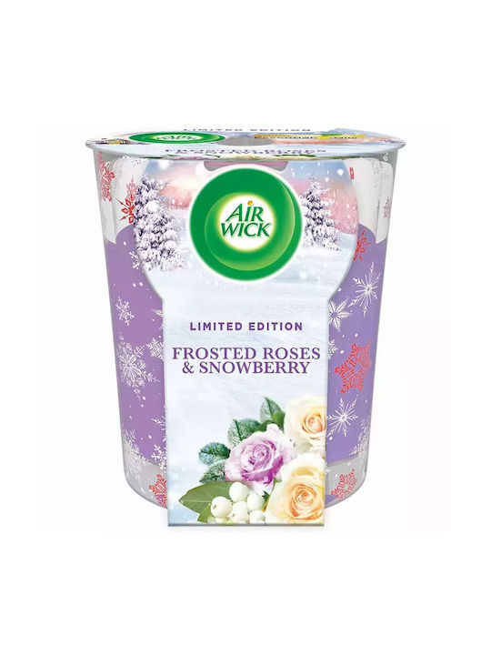 Airwick Scented Candle Αρωματικό Κερί Frosted Roses And Snowberry