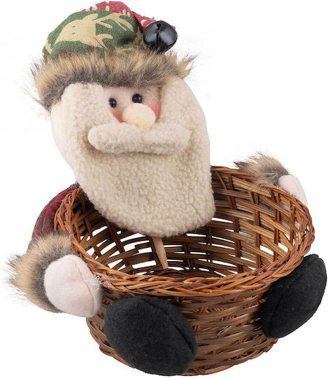 Madi Bread Basket with Santa Claus