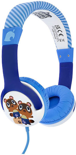 OTL Animal Crossing Wired On Ear Headphones Blue