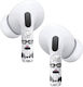Rockmax Art Skin 619appys Αυτοκόλλητα σε Πολύχρωμο χρώμα για Apple AirPods Pro 2