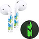 Rockmax Glow Art Skin 230ap2yg Stickers in Multicolour color for Apple AirPods 1 / AirPods 2