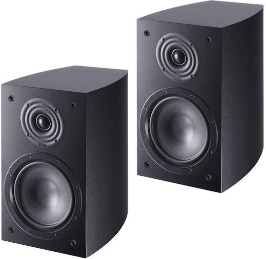Heco Victa Elite 302 D1345802P Pair of Hi-Fi Speakers Bookself 80W 2 No of Drivers W20xD31xH35.2cm. Black