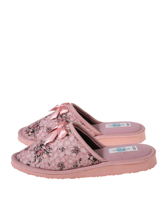 Amaryllis Slippers Winter Damen Hausschuhe Rosa
