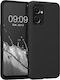 KWmobile Soft Flexible Rubber Cover Back Cover Σιλικόνης Μαύρο (Oppo Find X5 Lite)