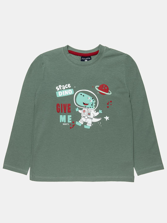 Alouette Kids Blouse Long Sleeve Green