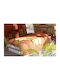 Roza Легло Едно Метално Златисто За Матрак 90x190см