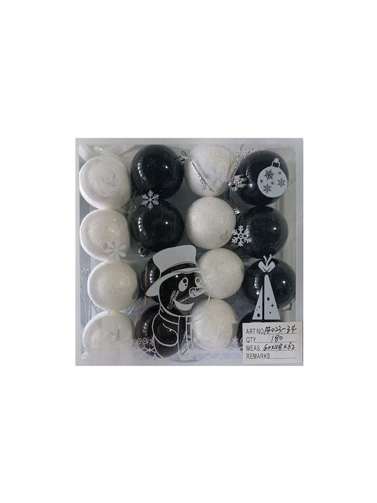 Hanging Ball Ornament Set 16pcs