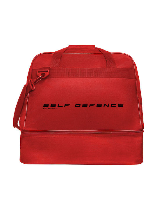 FightFlix Gym Shoulder Bag Red