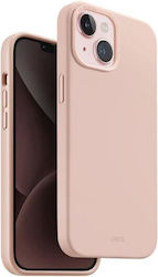 Uniq Umschlag Rückseite Silikon / Kunststoff Beige (iPhone 15) UNIQ-IP6.1(2023)-LINOHMPNK