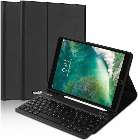 Buddi Zuna Flip Cover with Keyboard in English US Blacη 115342
