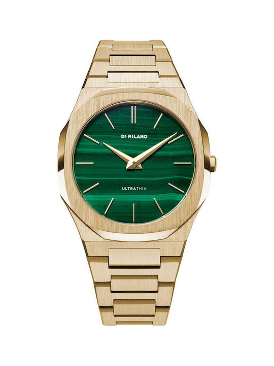 D1 Milano Watch Battery with Gold Metal Bracelet