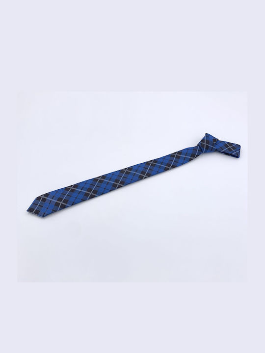 Duk Herren Krawatte Monochrom in Blau Farbe