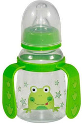 Lorelli Plastic Bottle Anti-Colic with Silicone Nipple Green Frog 125ml 1pcs