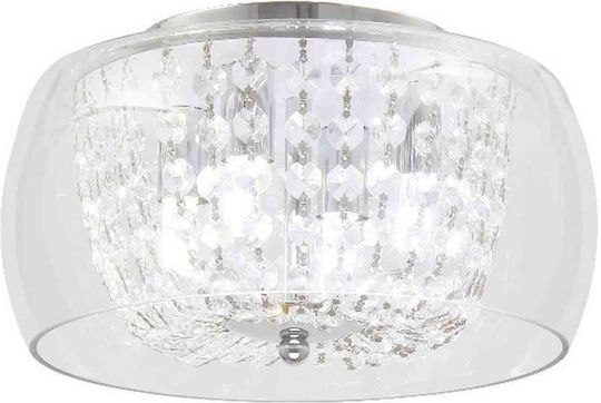 Aca Yvonne Ceiling Mount Light 30cm Gray with Socket G9