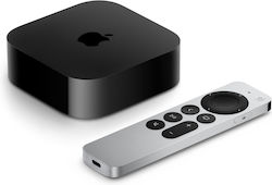 Apple TV Box 4K UHD με WiFi και 128GB Αποθηκευτικό Χώρο με Λειτουργικό