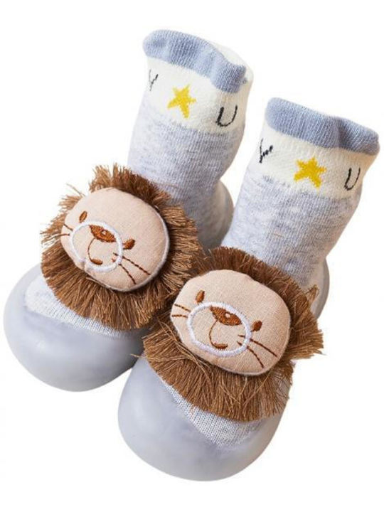 Childrenland Kinderstrümpfe Hausschuh-Socken Gray