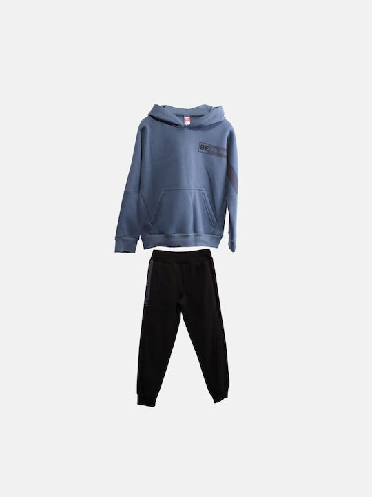 Joyce Kids Sweatpants Set Blue 2pcs