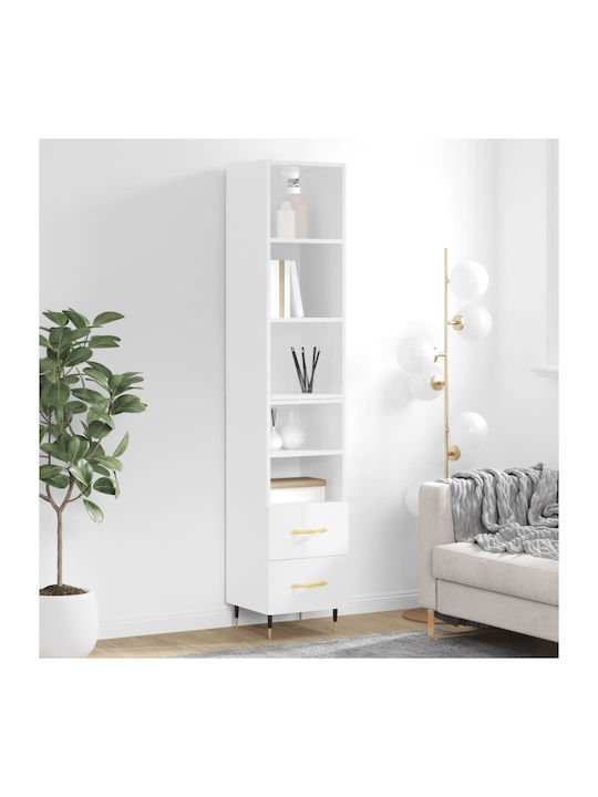 Bibliothek White 34.5x34x180cm