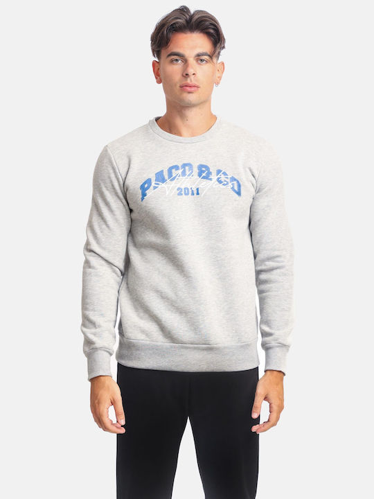 Paco & Co Herren Sweatshirt Gray