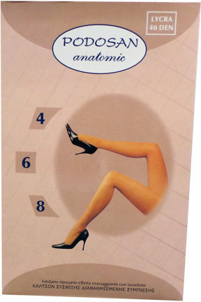 Podosan Anatomic Ciorapi cu colanți Compresie Gradată Bej