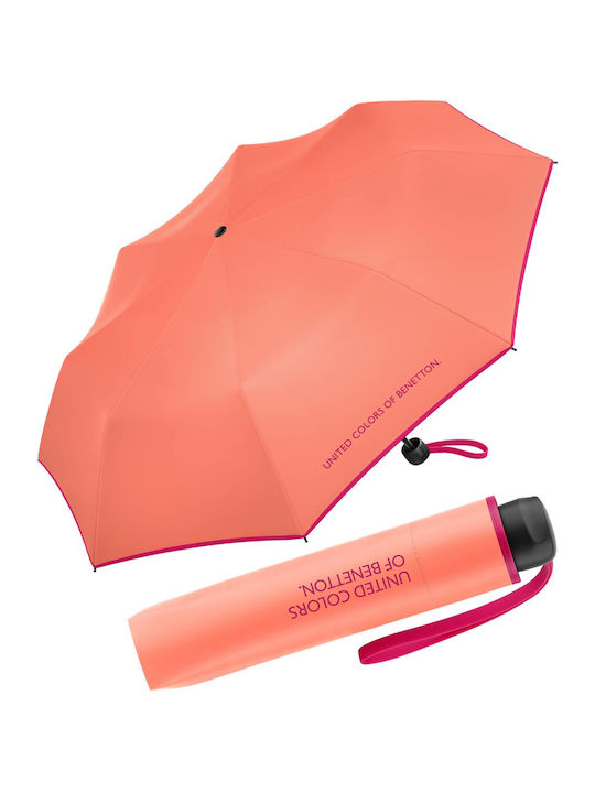 Benetton Regenschirm Kompakt Rosa