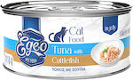 Egeo Pet Food Υγρή Τροφή για Ενήλικες Γάτες με Τόνο 85gr