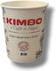 Kimbo Disposable Cup Paper White 240ml 25pcs