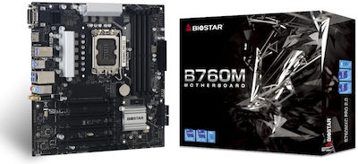 Biostar B760MXC PRO 2.0 v6.0 Wi-Fi Mainboard Micro ATX mit Intel 1700 Sockel