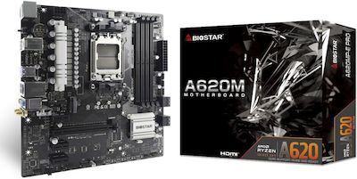 Biostar A620MP-E PRO v6.0 Wi-Fi Motherboard Micro ATX με AMD AM5 Socket