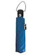 Rain Windproof Automatic Umbrella Compact Light Blue