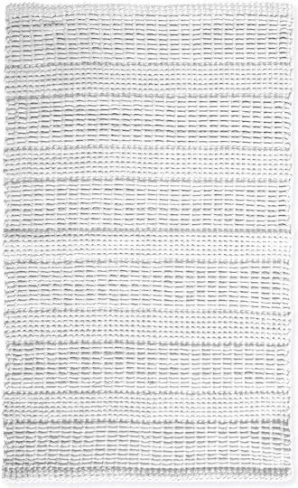 Nef-Nef Homeware Неслизащо Бански килим Правоъгълена Delight 034260 Бял 50x80бр