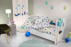 Saint Clair Σετ Κούνιας Pet Blue 3τμχ