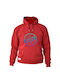 FightFlix Kinder Sweatshirt mit Kapuze Rot