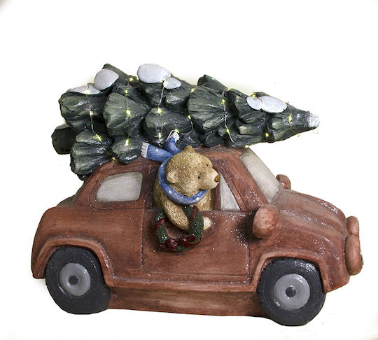 Zaros Christmas Figure Car Pink Height 54cm