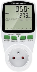 Qoltec Metru De Consum Electric Pentru Sarcină Maximă 3.68kW